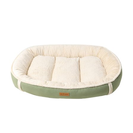 Ruskind Flannel Nest Hundeseng Pet Bed Mat grass color S