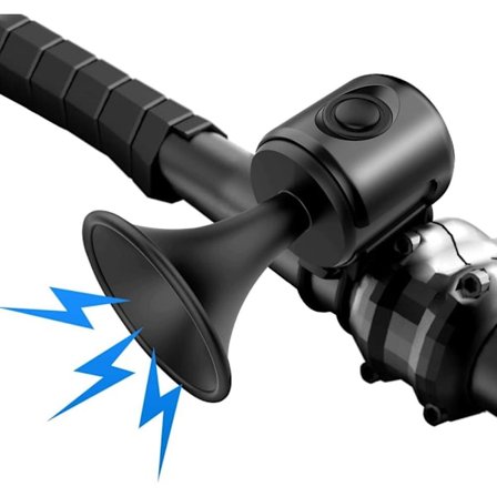 120db Cykelklocka, Cykel Elektronisk Högljudd Signalhorn Ipx4 Vattentät Cykel Varningslarm Klocka Säkerhetscykling