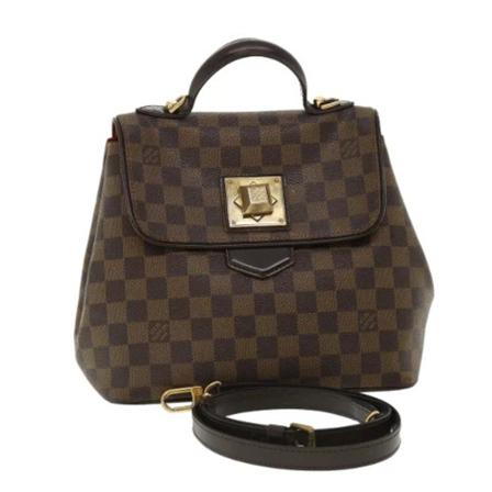 Louis Vuitton Vintage, Pre-owned Canvas louis-vuitton-bags Bruin, Dames, Maat:ONE Size,leather
