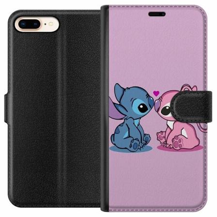 Apple Iphone 8 Plus Plånboksfodral Lilo And Stitch