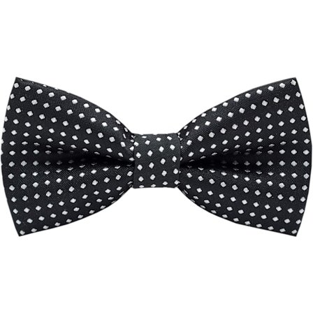 Förbundna Småpojks Polka Dot Fluga Baby Solid Färg Fluga För Barn Svart