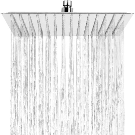 Duschmunstycke mot kalk, vattenbesparande regndusch med S