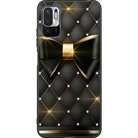 Xiaomi Redmi Note 10 5g Svart Skal Gyllene Rosett
