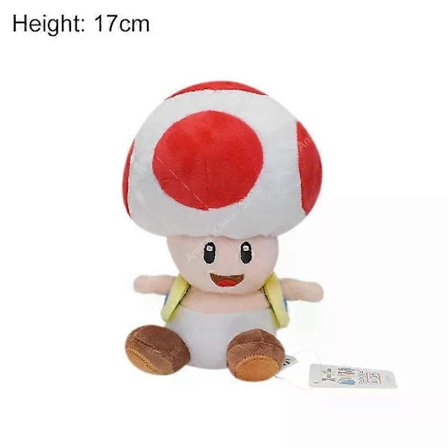 AGame Mario Plyschdocka Söt Mario Luigi Princess Peach Daisy Rosalina Elefant Bowser Bowser Jr Vivian Ninji Gosedjur