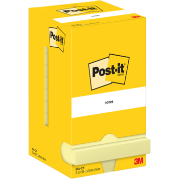 Gul Post-It 76x76mm