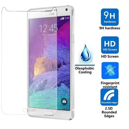 2-Pack Samsung Galaxy Note 4 Härdat Glas Skärmskydd 0,3mm