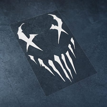 Motorsykkel Refleks Dekal Djevel Mønster - Dekaler & Klistremerker