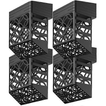 Hegnslygte, hvid solcellelampe til udendørs havepynt