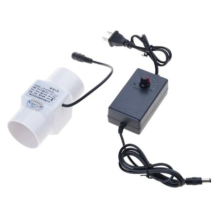 AC100-240V 2-tums Rörfläkt Ventilation Ventil Luftutsug för Odlartält Kök Garage Hund Hus Toalett