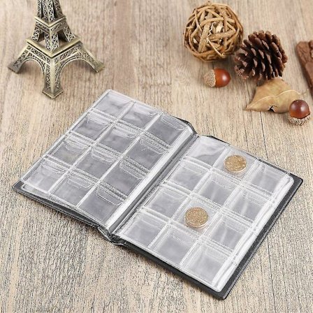 Professionel Møntsamlingsbog Album 120 Mønter