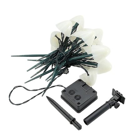 Solcellslampor utomhus trädgård, 20 LED-lampor svamp ljusslingor solcellslingor utomhus vattentät landskapsbelysning 3,5 m (färg)