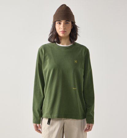 Haglöfs Brand LS Tee Women Seaweed Green - XS