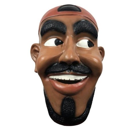 Mann Maske Latex Maske Menneskelig Ansikt Halloween Gummi Maskerade Fullt Hode Maske