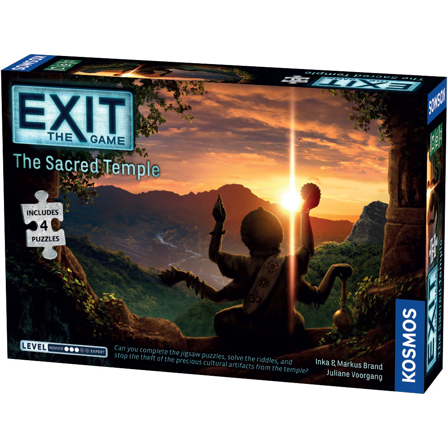 Kosmos EXIT: + PUZZLE: The Sacred Temple (Eng) - EXIT: The Sacred Temple – pusselspel med gåtor
