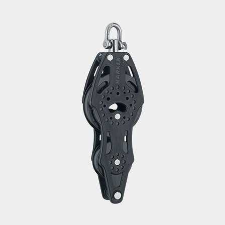 Harken 75mm Fiddle Block - Swivel, Becket (2691)