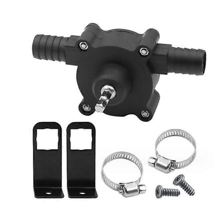 Elektrisk drillpumpe for vann, bensin, olje, diesel, væskeoverføringspumpe, mini håndholdt selvsugende rask pumpehastighet