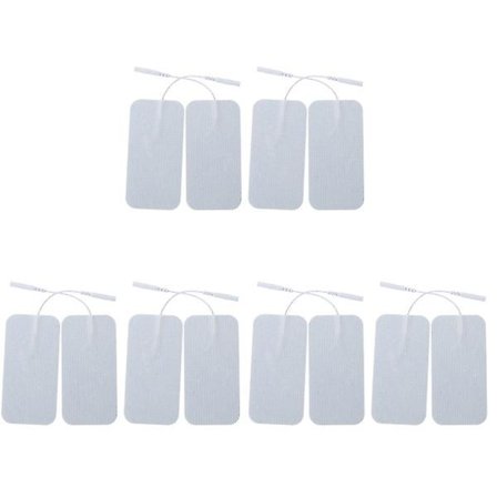 12 st Elektrodkuddar Akupunktur Digital Therapy Gel-kuddar Tio elektroddynor12 st10X5X0,2CM 12 pcs 10X5X0.2CM