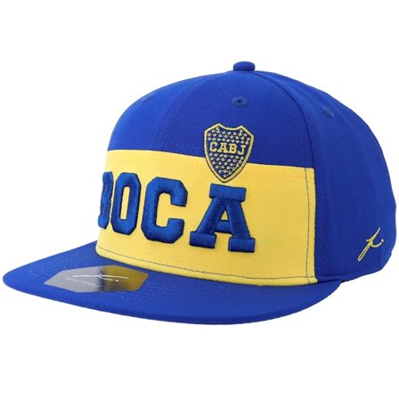 Fan Ink - Blå snapback Keps - Kids Boca Football Beyond Borders Blue/Yellow Snapback @ Hatstore