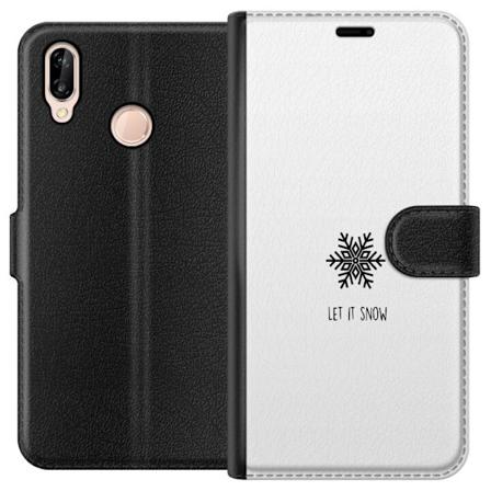 Huawei P20 lite Tegnebogsetui Lad det sne