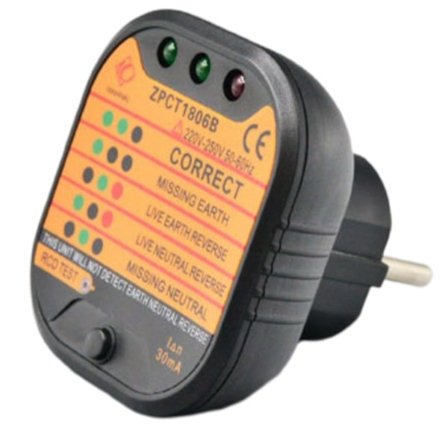 Lækage stikkontakt polaritet detektion jordledning switch nuværende dete