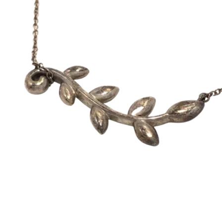 Tiffany & Co. Pre-owned, Pre-owned Silver necklaces Grijs, Dames, Maat:ONE Size