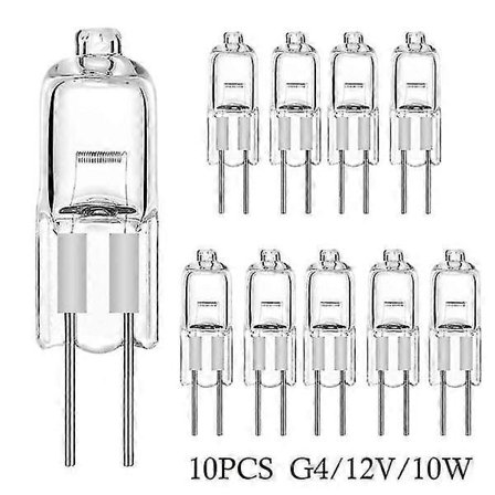 10 stk halogenpærer kapsellamper G4-12V-10W G4-12V-10W G4-12V-10W