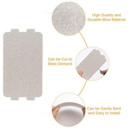 6 Kiillelevyä mikroaaltouuniin, Universaali aaltojohdinsuoja Keittiön mikroaaltouunin varaosa