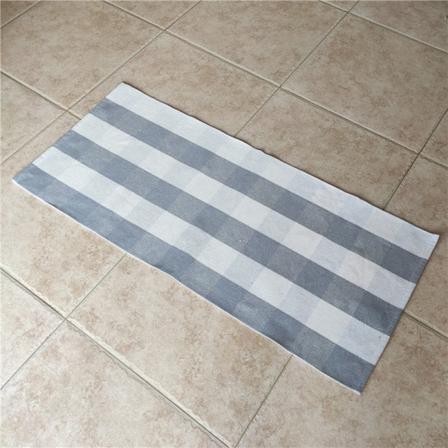 Badematte Sklisikre Absorberende Dusj Badeteppe Teppe Vevd Light gray 45*70cm