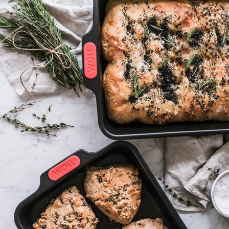 Woll Bake It Bradepande 38×25 cm / 6 liter - Sort | KitchenOne