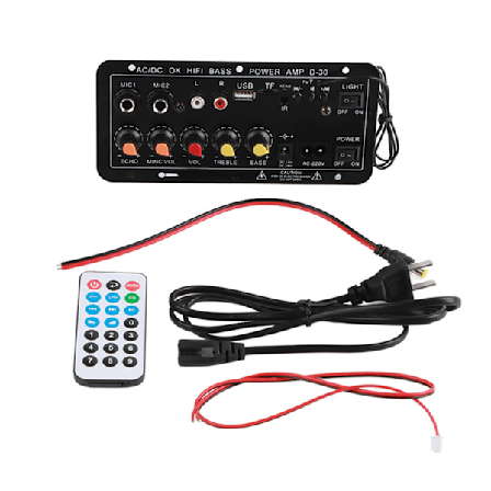 10 tuuman Bluetooth-stereovahvistin subwoofer-kaiutinlevy, jossa on kaksi mikrofonituloa, 220 V, kotiteatteriin ja DIY-kaiuttimiin