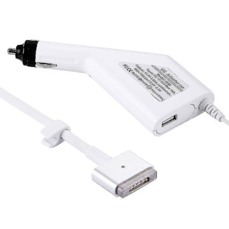 60W 5-stifts T-formad MagSafe 2 Bil Laddare Macbook A1465