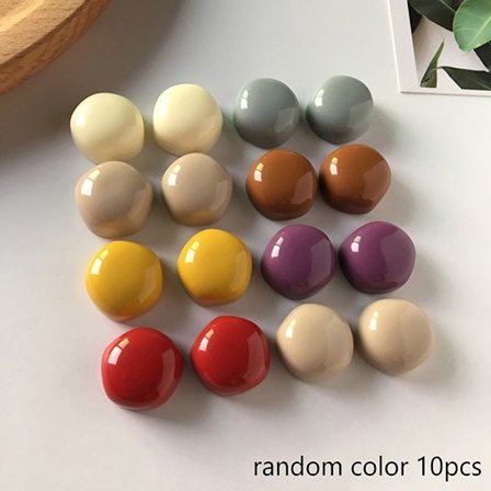 10ST Runda Kylskåpsmagneter 15mm Liten Kylskåp Sticke