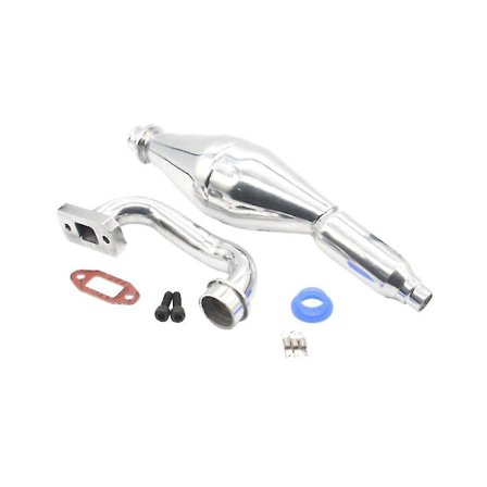 Passer for 15003 1/5 RC fjernstyrt modellbil eksosrør, modifiserte og oppgraderte tilbehør