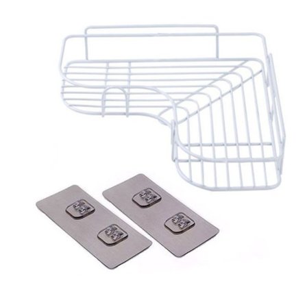 Kylpyhuoneen hylly suihkujärjestäjä kolmio kosmetiikan säilytysteline tyyli 1