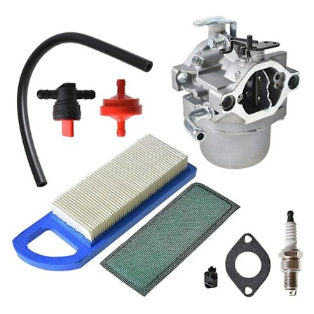215802 215807 796077 Forgasserutskifting for & Stratton 590399 215872 217802 217807, med luft- og drivstoffilter