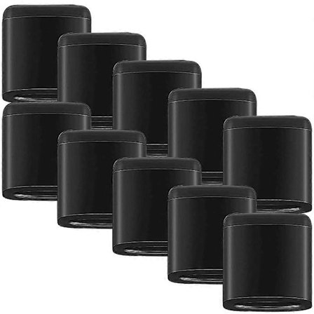 10 stk. Airfryer Silikone Bumpers Erstatning Silikoneflapper Til Airfryer Grillpande Airfryer Tilbehør Sort 1.3X1.1CM