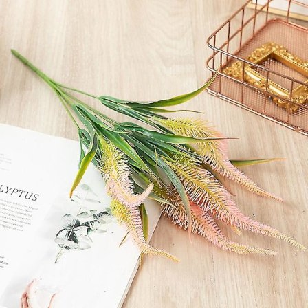 4 kpl Keinotekoinen Setaria Kasvi Kukka-asetelma Olohuoneen Pöydän Koristeluun DIY Hääkuvaus Rekvisiitta