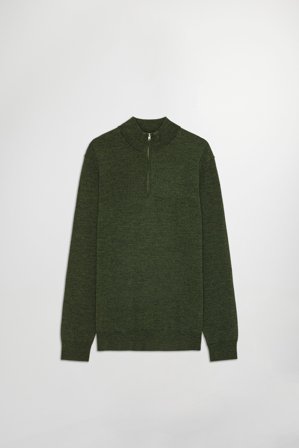 NN.07 Sergio Zip Mock 6605 Polo Male Green