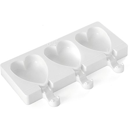Silikomart Easy Cream Isformer Mini Heart' - 'Hvit