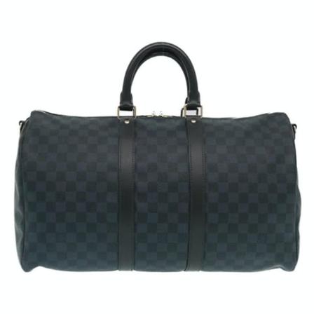 Louis Vuitton Vintage, Pre-owned Canvas Keepall Zwart, Dames, Maat:ONE Size