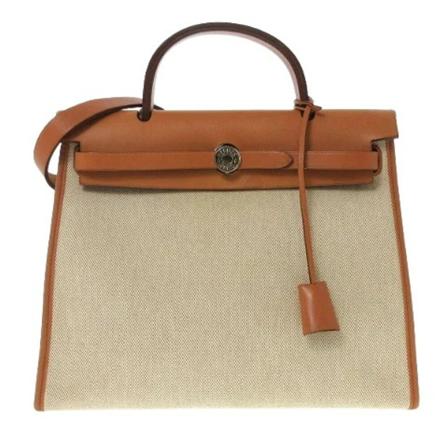 Hermès Vintage Pre-owned Handbags beige, Dam Vintage Väskor, Dam, Storlek: ONE SIZE