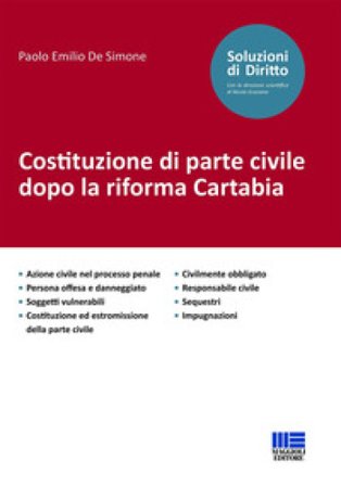 Costituzione di parte civile dopo la riforma Cartabia Paolo Emilio De Simone