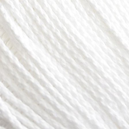 Merc. Cablé 12/6 Virkgarn 200 gr. på nystan Vit