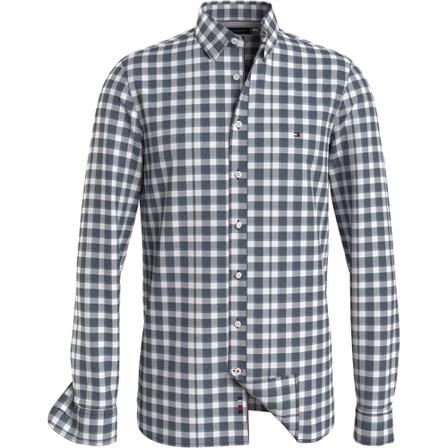Tommy Hilfiger Slim Brushed Shirt Blå, Herre Skjorter