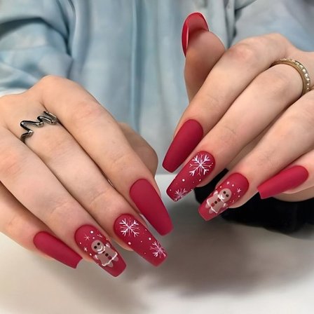 Jouluiset ranskalaiset tekokynnet Ballerina tekokynnet 3 3