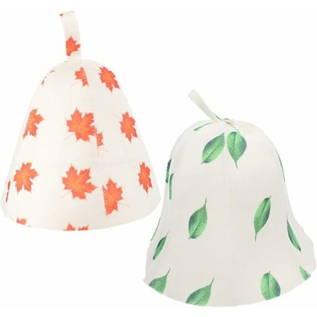 2 stk. saunahatte i filt brusehætter til filthatte til mænd brusehætte hårbastu bonet til hårtilbehør i