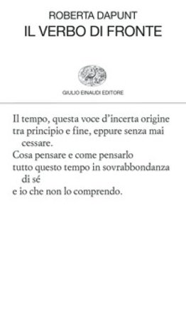 Il verbo di fronte Roberta Dapunt