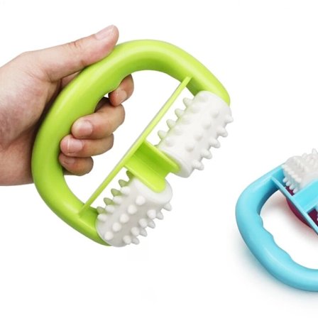 Mesoterapi handhållen roller massager skönhetsverktyg rosa