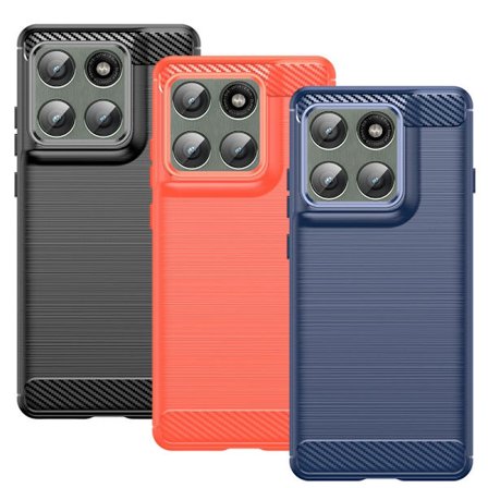 SKALO Motorola Edge 60 Pro 5G Armor Carbon Suojakuori - Valitse väri