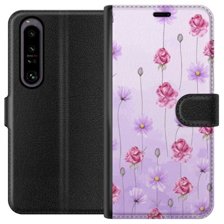 Yhteensopiva Lompakkokotelo Sony Xperia 1 IV Petal Reverie Lilac Mist